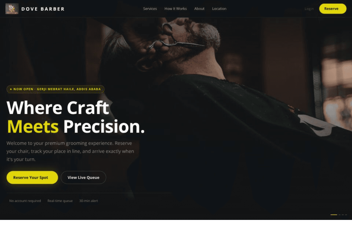 Dove Barber screenshot